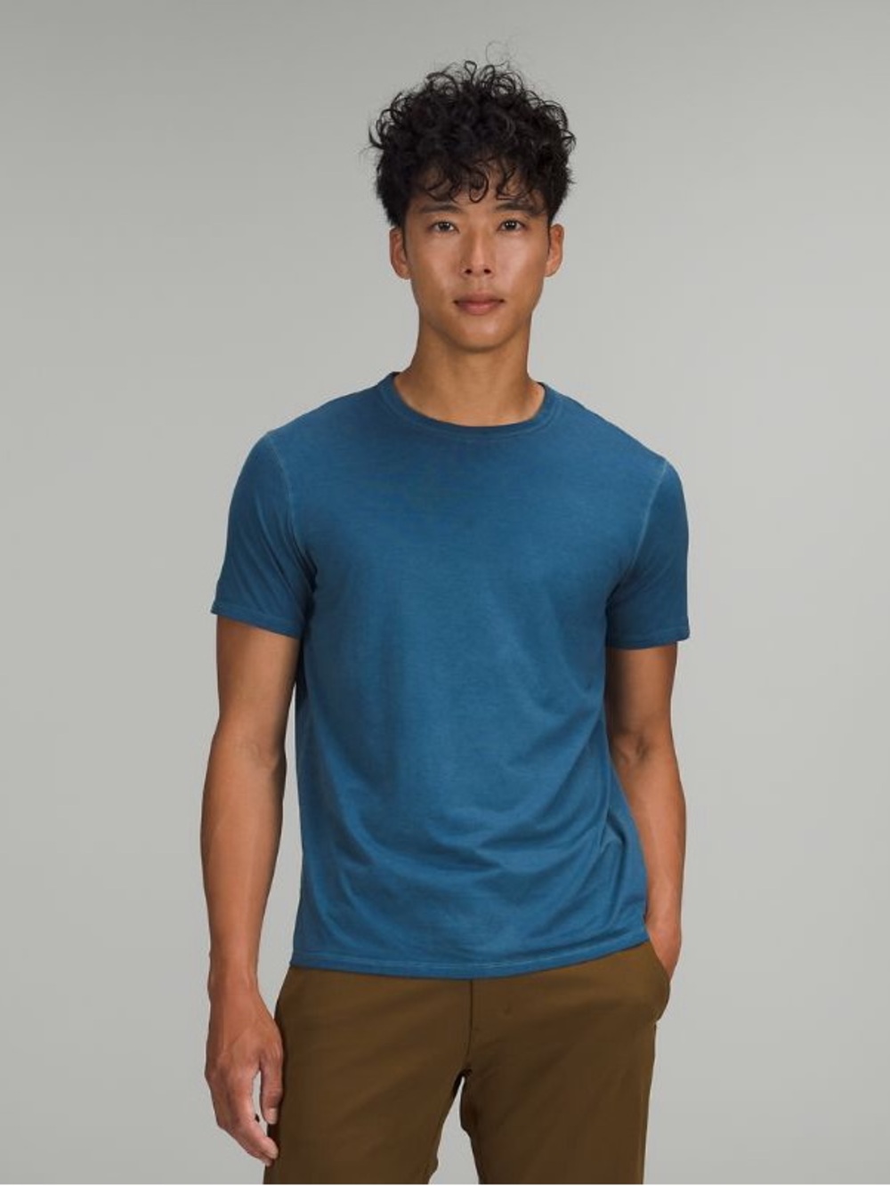 NWT Lululemon Fundamental T *Wash - Breeze Dye Blue Nile